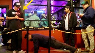 Fake Bouncer Prank in Public [upl. by Edin89]