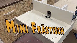 Kleine Werkstatt  Einfacher Frästisch  Mini Frästisch  Lets do it [upl. by Secundas]