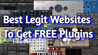 Best 6 Legit WEBSITES in 2024 to Download FREE Audio VST Plugins  Windows Mac amp Linux [upl. by Attiuqal273]