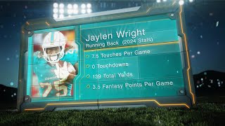 Player Profile Jaylen Wright [upl. by Kirtap27]