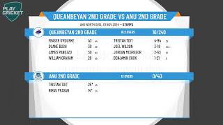 Queanbeyan 2nd Grade v ANU 2nd Grade Day 1 [upl. by Meean]