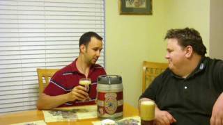 NewCastle Beer in Draughtkeg mini keg review  BeerTender Compatible [upl. by Burtis]