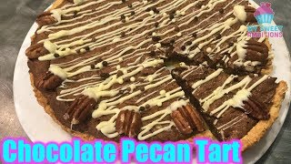 Chocolate Pecan Tart  mysweetambitions [upl. by Nitsirk]