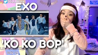 EXO 엑소 Ko Ko Bop MV  WAR Teasers  Comeback Stage REACTION  EXOCISE WITH ME Day 19 [upl. by Ferino]