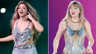 Shakira demolishes Taylor Swifts record after upgrading world tour from arenas to stadiums [upl. by Mccormac]