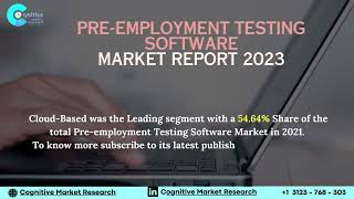 Pre employment Testing Software Market Report 2023 [upl. by Aloap361]