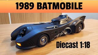 Unveiling The Epic 1989 Batmobile Diecast 118 Scale Model batman [upl. by Akela]