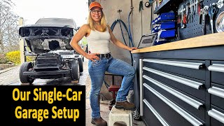 Our Ultimate Garage Workshop Setup  S5Ep12 [upl. by Esir]