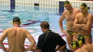 Water Polo JAPAN × AUS 44 水球ワールドリーグ2012508 [upl. by Tselec981]