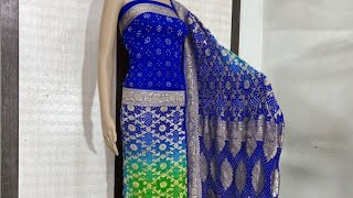 Banarasi Crape Bandhani Sarees [upl. by Debi]