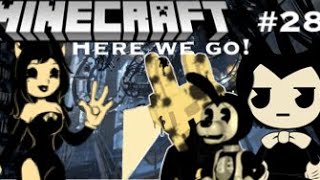 Bendy Boris Alice Angel and The Projectionist are ready to Battle  BendyPlayz Minecraft PE 28 [upl. by Lingwood]