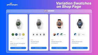 How to Show WooCommerce Variation Swatches on Shop or Archive Page  WooCommerce Tutorial [upl. by Murtha559]