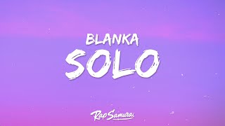 Blanka  Solo Lyrics Eurovision 2023 Poland [upl. by Derdlim]