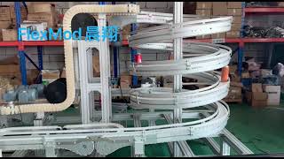 Flexlink type spiral conveyor [upl. by Namus263]