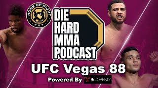 UFC Vegas 88 Tai Tuivasa vs Marcin Tybura  The Die Hard MMA Podcast UFC Vegas 88 [upl. by Nnairrehs]