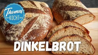 Leckeres Dinkelbrot mit Kochstück backen [upl. by Attiuqal]