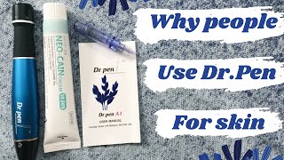 How to use dr pen on face how to use dr pen at home dr pen microneedle [upl. by Woodring]