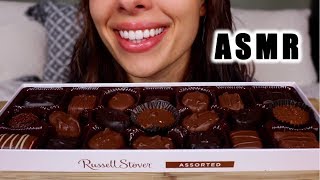 ASMR Eating An Entire Box of Valentines Chocolates NO TALKING [upl. by Yessej]