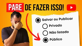 ✅ 2024 Como Postar Vídeo no YouTube  JEITO CERTO E [upl. by Lerad]