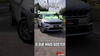 O que eu mais gostei no Jeep Commander Longitude 2025 shorts [upl. by Bernete]