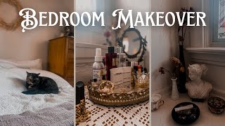 Romantic Academia Bedroom Makeover  light academia vintage Parisian inspired bedroom [upl. by Tal]