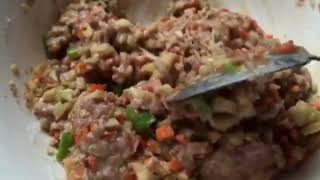 Sempleng Recipe Giniling na baboy  PatatasCrarot [upl. by Kalli]