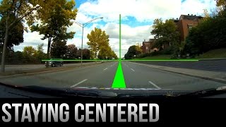 How to Stay Centered in Your Lane  Driving Tips [upl. by Hayidah]