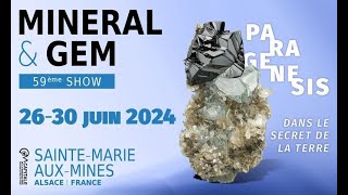 SainteMarie AuxMines  Mineral amp Gem 59eme Show 2024 FULL VIDEO mineralshow gemshow minerals [upl. by Cinamod]