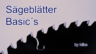 Basiswissen der Sägeblätter für Anfänger [upl. by Jenesia]