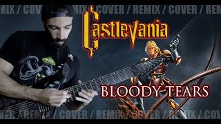 Castlevania  Bloody Tears  METAL COVER by Vincent Moretto [upl. by Ardnoel]