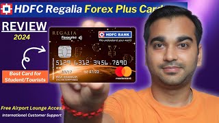 HDFC Regalia ForexPlus Card Save Money on Foreign Transactions Zero Markup Fees [upl. by Enialahs]