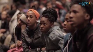 The only kids that disrespect me are black kids speaker challenges St Louis high school students [upl. by Enialem369]