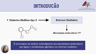 UFJFSEMIC 2024  Estresse oxidativo na instalação da resistência à insulina em células [upl. by Joiner]