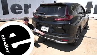 etrailer  Curt Trailer Hitch Installation  2020 Honda CRV [upl. by Fital]