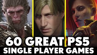 60 Best Single Player Games On PS5 You Need To Experience 2024 Edition [upl. by Reifinnej345]