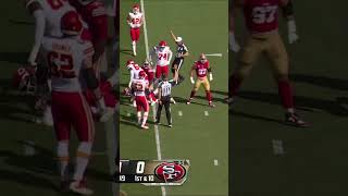 Nick Bosa sacks Patrick Mahomes Shorts [upl. by Amoreta515]