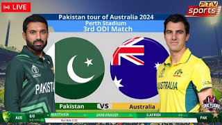 🔴 Live Pakistan Vs Australia – 3rd ODI Live Match  PAK Vs AUS Live Today cricket pakvsaus [upl. by Rici]