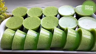 Agaragar Santan Pandan  Tips jadi 2 layer  28 biji [upl. by Eiznekcam626]