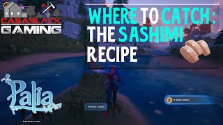 When Where amp How to Catch the Sashimi Cooking Recipe Fish in Palia  1 Min Guide [upl. by Amadis855]