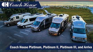 Coach House Platinum Platinum II Platinum III and Arriva  Stunning HighTech Luxury Motorhomes [upl. by Weisbrodt545]