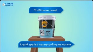 Astral Adhesives Trubuild TRU PU PU Liquid waterproofing membrane waterproofing construction [upl. by Euqinehs]