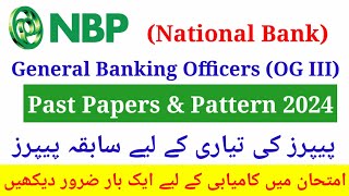 National Bank Past Papers  National Bank GBO Test Preparation  NBP GBO Written Test Preparation [upl. by Maure]