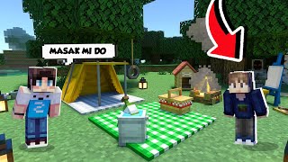 KITA PERGI CAMPING DI MINECRAFT TAPI ADA YANG ANEH [upl. by Enialahs]