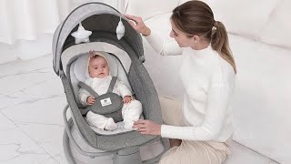 Mastela 4 in 1 Deluxe MultiFunctional Bassinet  CozyKids [upl. by Leirad]