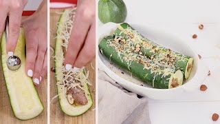 ZucchiniHotdogs Eine einfache und schnelle Variante [upl. by Eurydice]