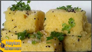 nylon khaman recipe with tips to make it perfect  khaman recipe  ખમણ  nylon khaman dhokla recipe [upl. by Clive291]