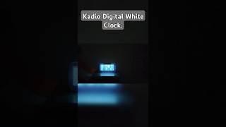 ALARM CLOCK  Digital LCD White Clock alarm [upl. by Oralia901]