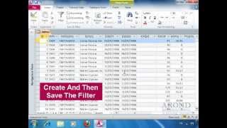 Using Access 2010  Save a Filter As a Query [upl. by Lise163]