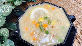 Haferflocken Suppe  vegetarische gerichte  schnelle rezepte [upl. by Ricard728]