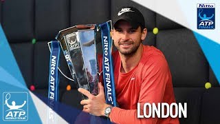 Backstage With Dimitrov After Momentous Win Nitto ATP Finals 2017 [upl. by Bilbe]